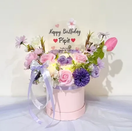 Bloom Box Akrilik Ucapan Ulang Tahun Banjarbaru